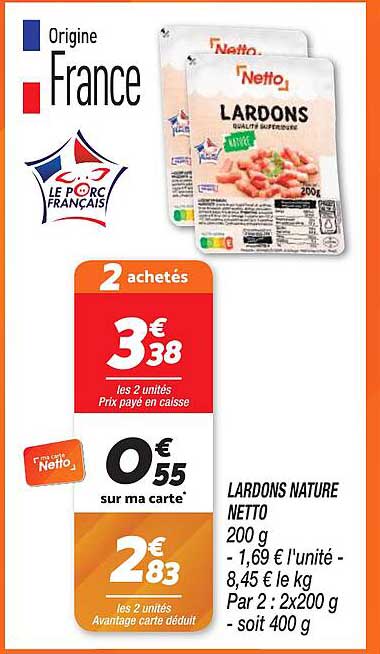 Lardons Nature Netto