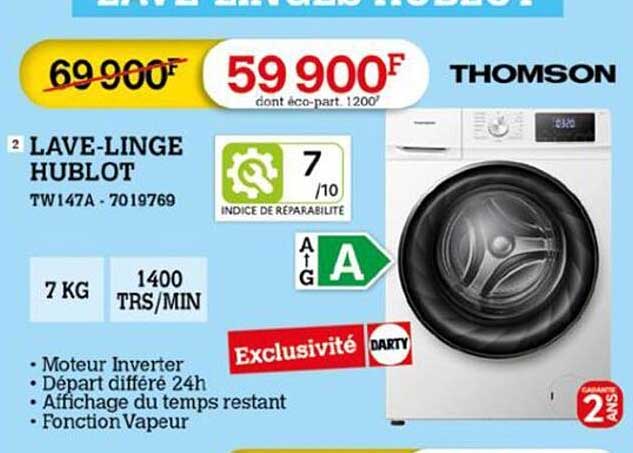 lave-linge hublot thomson