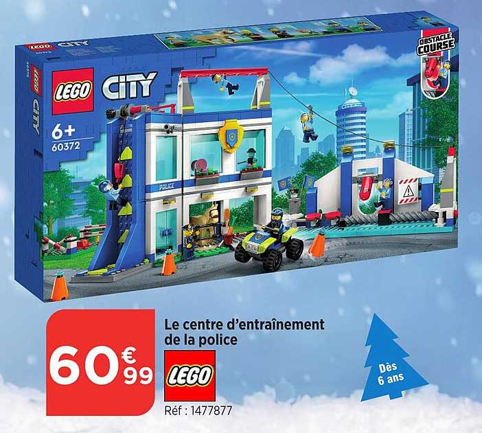 le centre d'entraînement de la polive lego city