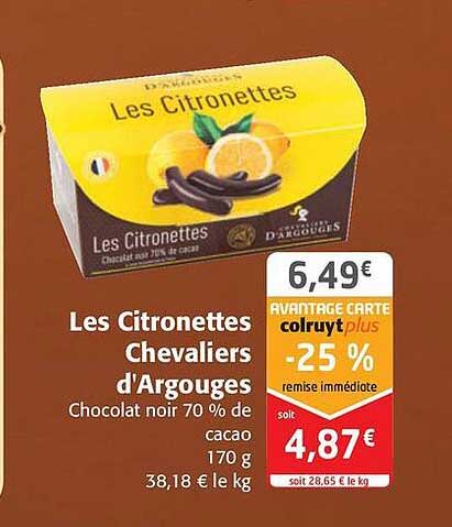 les citronettes chevaliers d'argouges