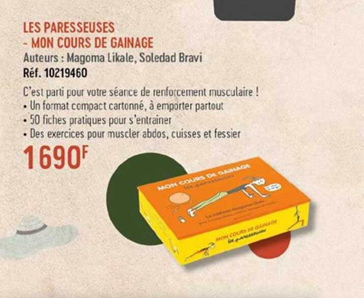 les paresseuses - mon cours de gainage