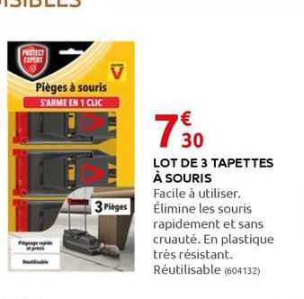 lot de 3 tapettes à souris