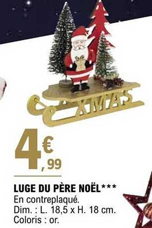 luge du père noël
