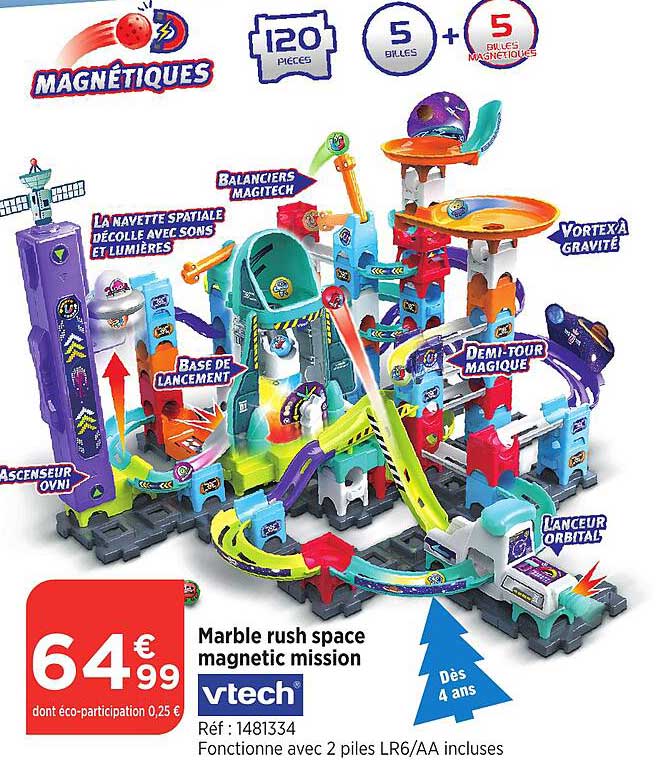 marble rush space magnetic mission vtech