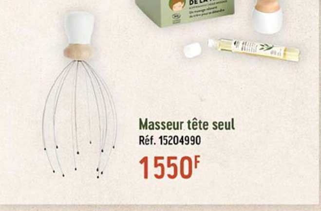 masseur tête seul
