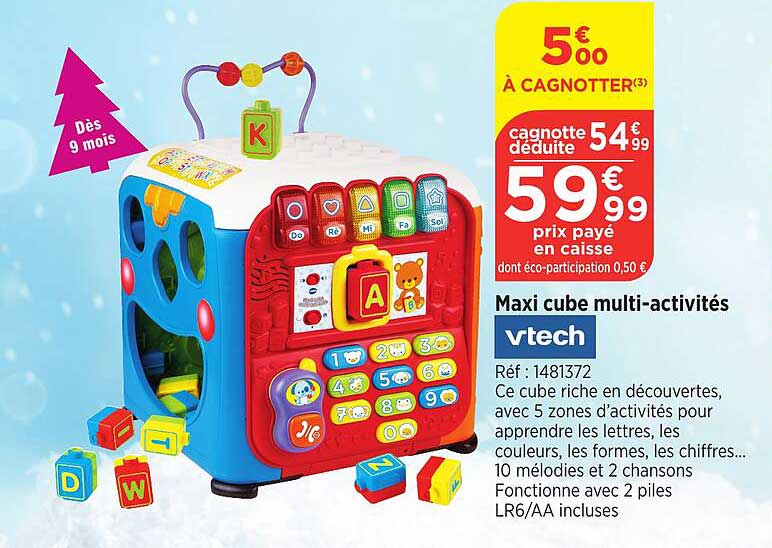 maxi cube multi-activités vtech
