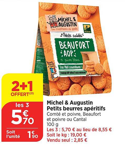 Michel & Augustin Petits Beurres Apéritifs