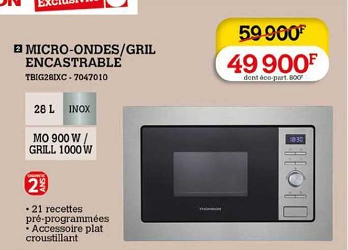 Micro-ondes Gril Encastrables