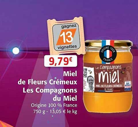 miel de fleurs crémeux les compagnons du miel