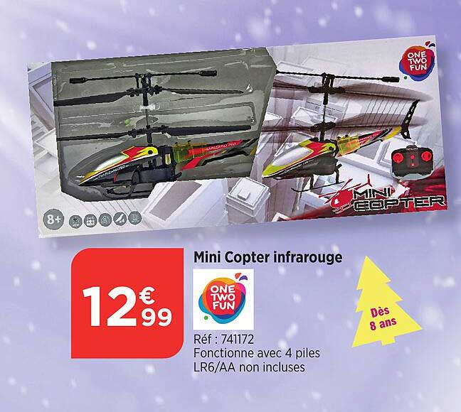 mini copter infrarouge one two fun