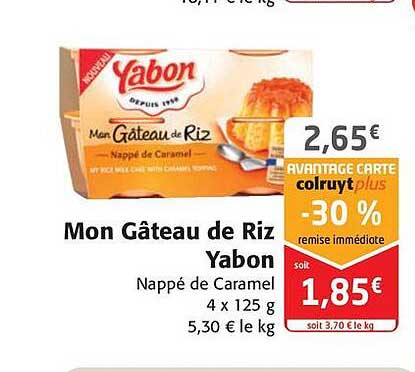 mon gâteau de riz yabon
