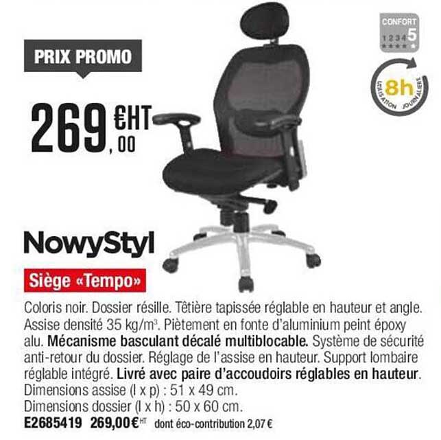Nowystyl Siège Tempo
