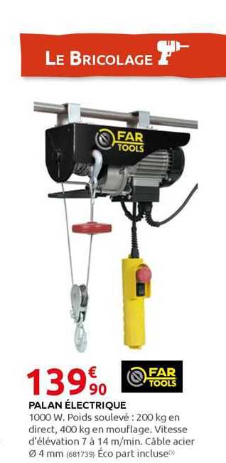 palan électrique far tools
