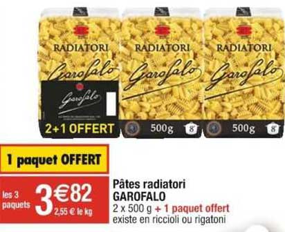 Pâtes Radiatori Garofalo