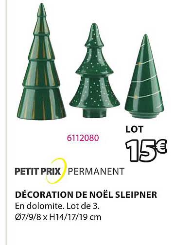 petit prix permanent décoration de noël sleipner