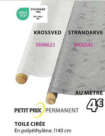 petit prix permanent toile cirée