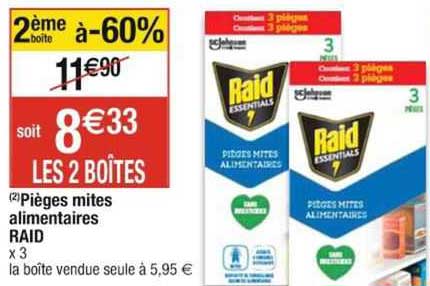 pièges mites alimentaires raid