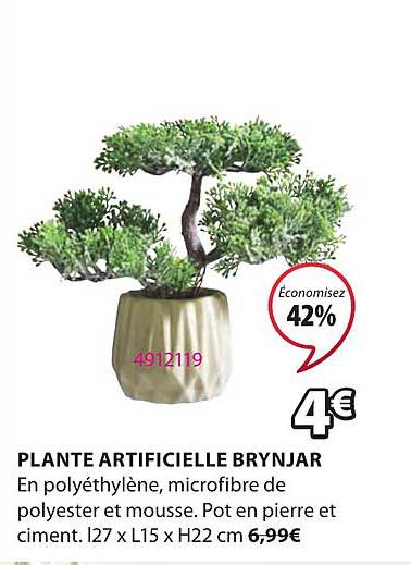 plante artificielle brynjar