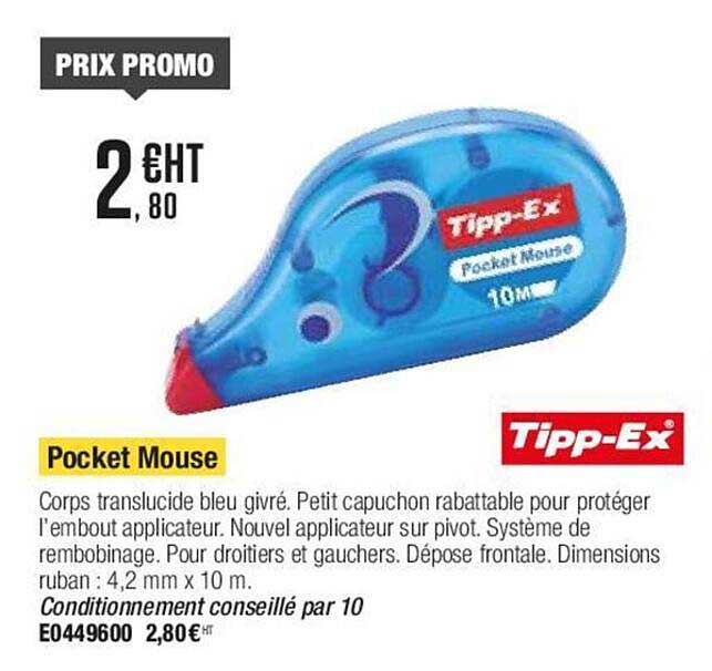 pocket mouse tipp-ex