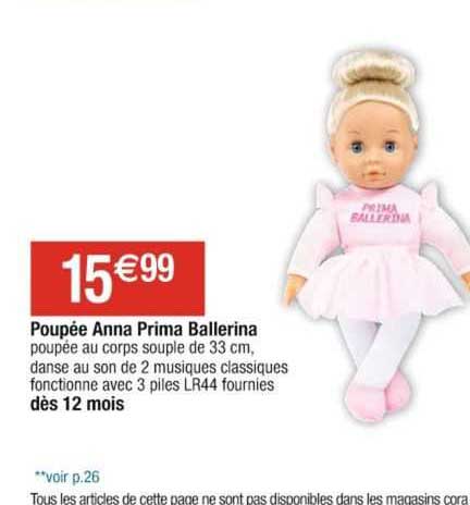 poupée anna prima ballerina