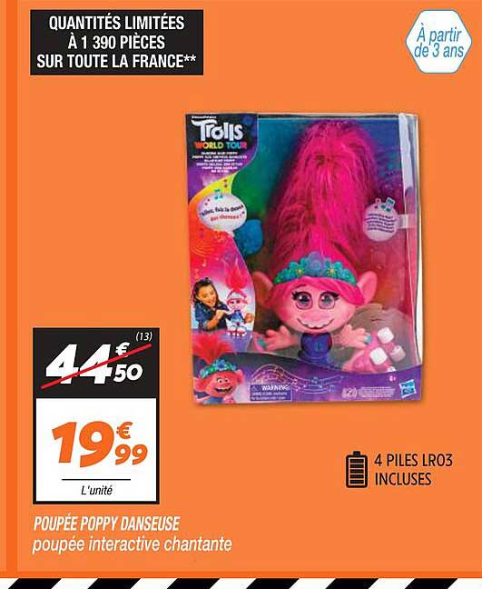 poupée poppy danseuse