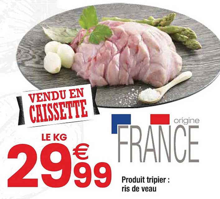 produit tripier : ris de veau