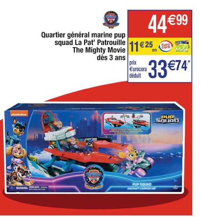 quartier général marine pup squad la pat' patrouille the mighty movie