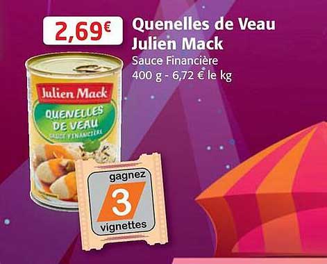 Quenelles De Veau Julien Mack