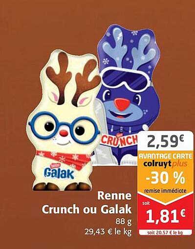renne crunch ou galak