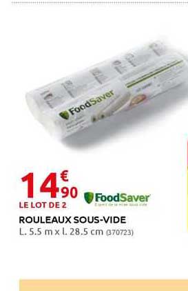rouleaux sous-vide