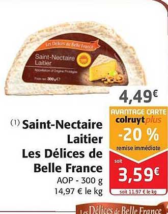 saint-nectaire laitier les délices de belle france
