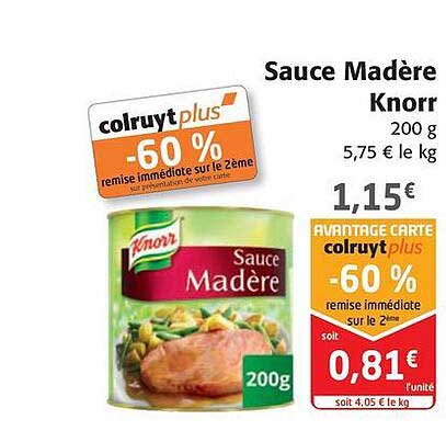 Sauce Madère Knorr