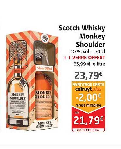 scotch whisky monkey shoulder
