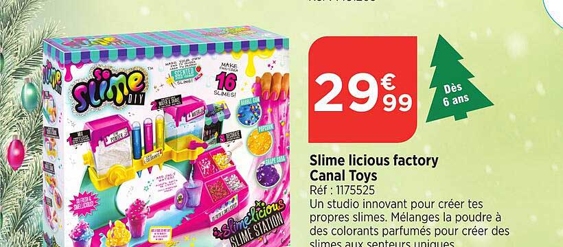 slime licious factory canal toys