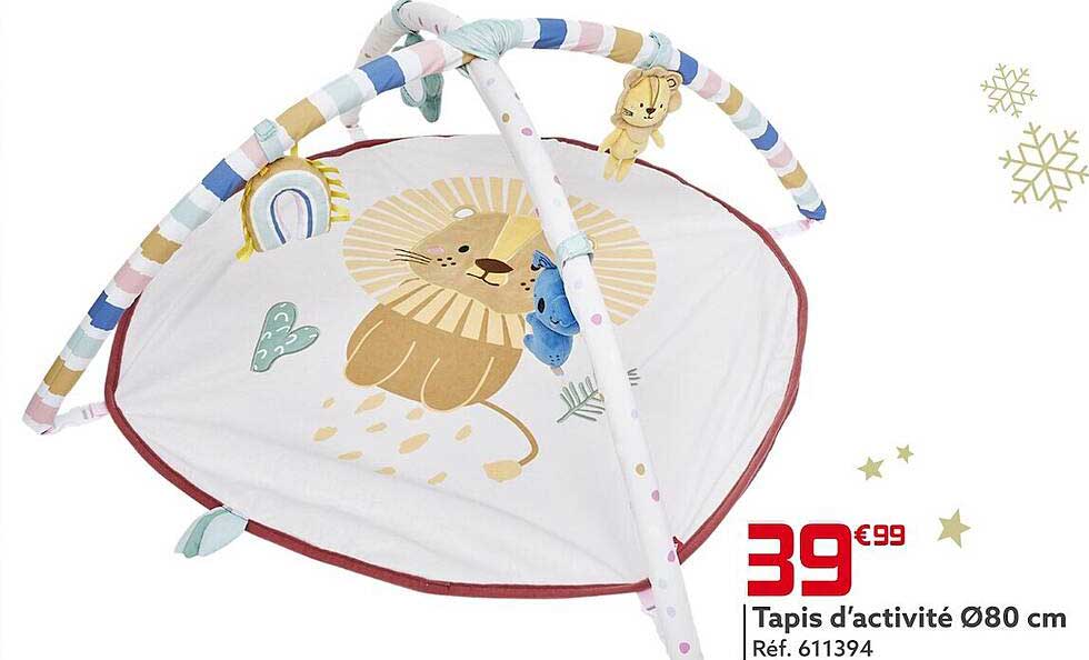 tapis d'activité ø80 cm