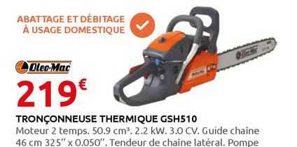 Tronçonneuse Thermique Gsh510