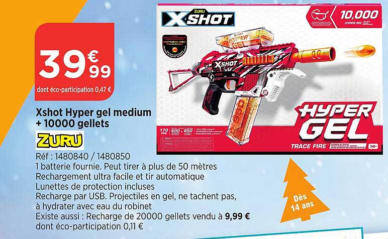 xshot hyper gel medium + 10000 gellets