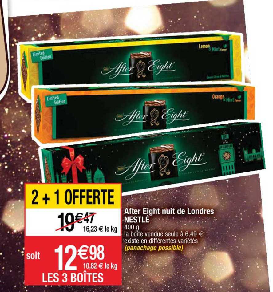 after eight nuit de londres nestlé
