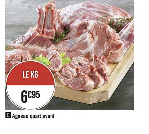 Agneau Quart Avant