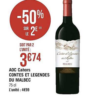 aoc cahors contes et legendes du malbec