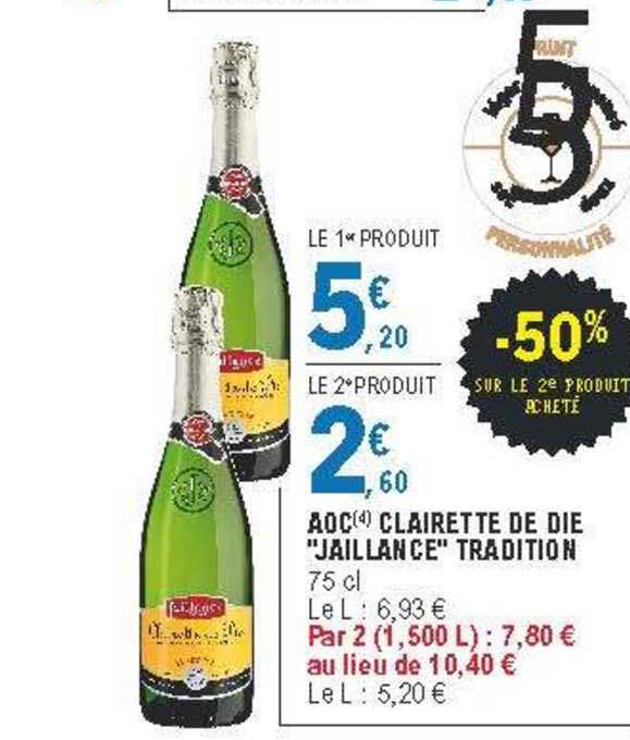 aoc clairette de die "jaillance" tradition