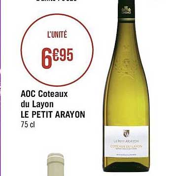 aoc coteaux du layon le petit arayon