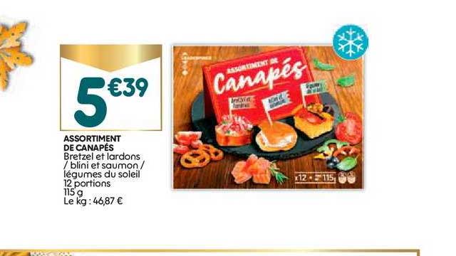 Assortiment De Canapés