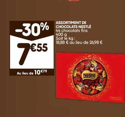 Assortiment De Chocolats Nestlé