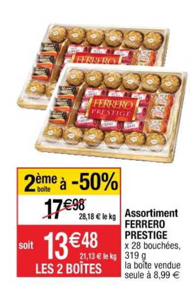 assortiment ferrero presitge