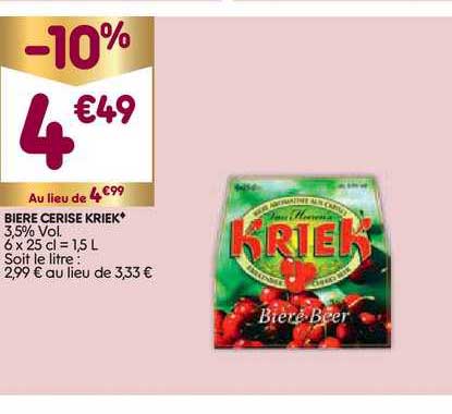 Bière Cerise Kriek
