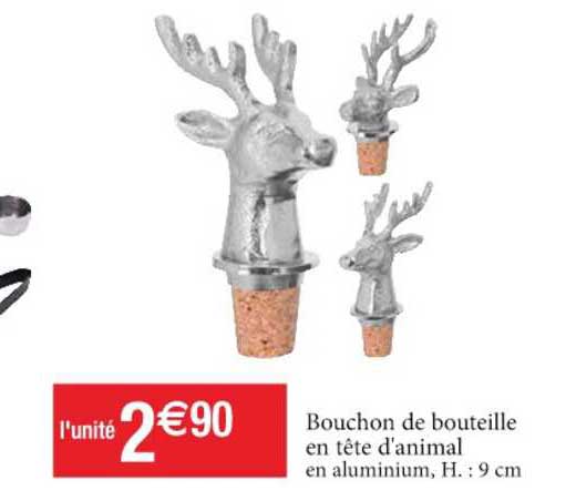 Bouchon De Bouteille En Tête D'animal
