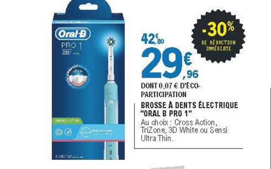 brosse à dents électrique "oral b pro 1"