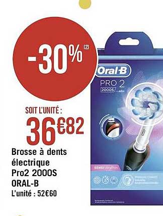 brosse à dents électrique pro2 2000s oral-b