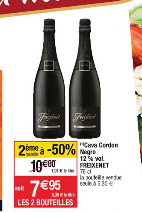 cava cordon negro 12% vol. freixenet